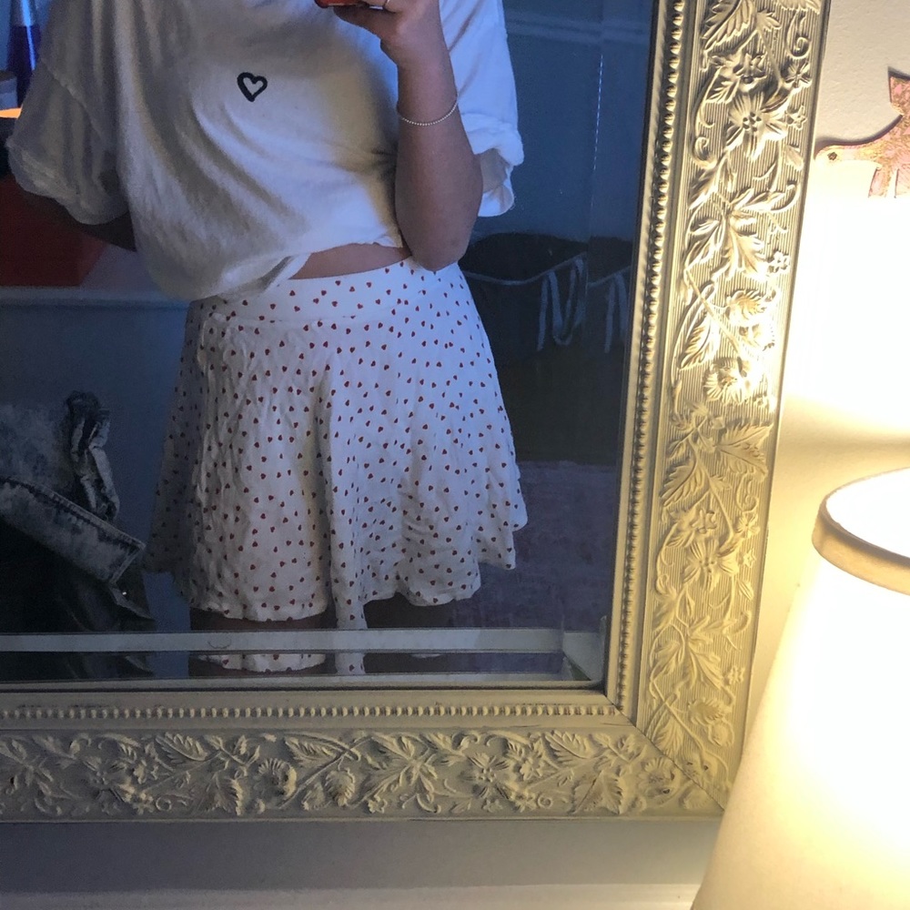 Michael Lauren Citra mini heart skirt - Picture 2 of 2